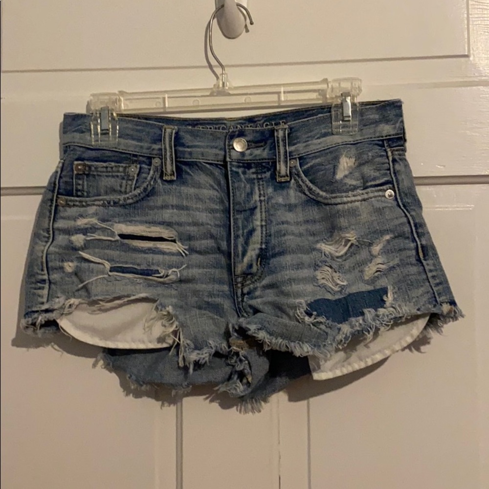 AEO high rise shorts